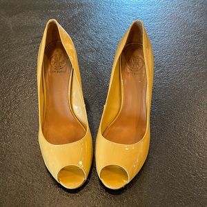 Tory Burch peep toe heels